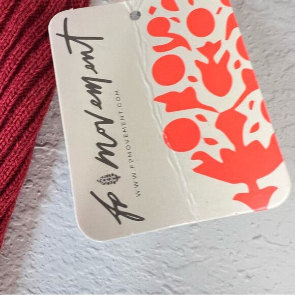 Free People Movement Red Cross Country Knit Balaclava - Picture 4 of 7